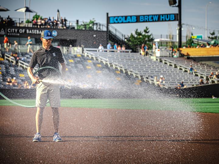 Alumni Marcus Campbell 2016 - Director of Field Operations at the St. Paul Saints Stadium